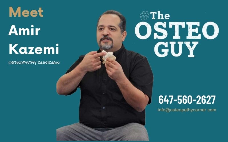 Portrait of Amir Kazemi, The Osteo Guy